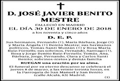 José Javier Benito Mestre